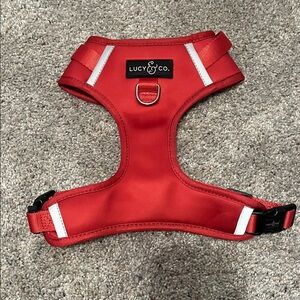 Lucy & Co. Red Dog Harness - Size Large (Bought for a sheltie and never used)